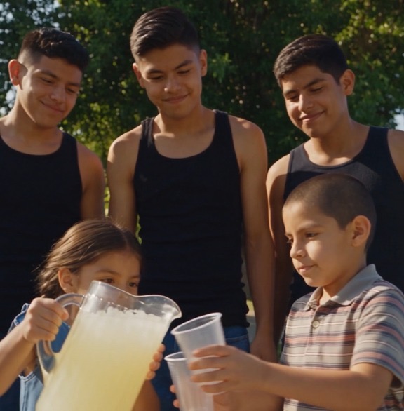 Destruyeron el puesto de limonada de dos niños y se fueron riendo: una sola llamada hizo que se arrepintieran