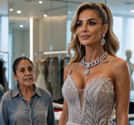 Destruyó el vestido de una costurera humilde sin saber quién había encargado realmente la pieza