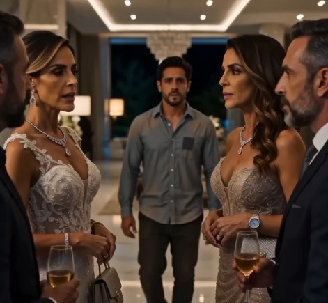La novia rica presentó a su prometido humilde como un simple amigo