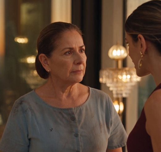 Le pidió a su madre que se cambiara sin saber qué significaban los remiendos de aquel vestido
