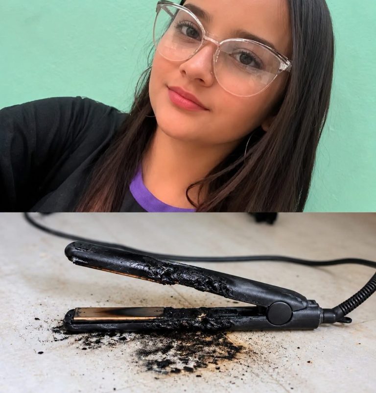 Una joven conectó su nuevo espejo antes de una sesión de fotos y descubrió un problema que nadie había notado