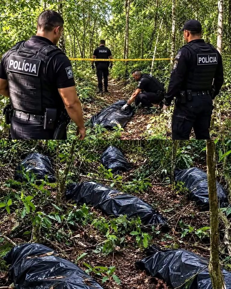 Varias figuras cubiertas aparecieron en un campo deportivo y todos imaginaron una explicación equivocada